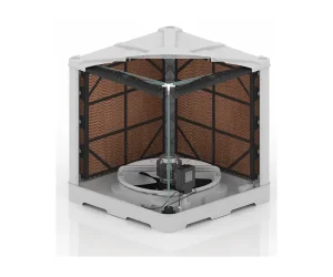 کولر آبی سلولزی پلیمری پایین زن اینورتر البرز مدل TYPHOON-25000 - Image 3
