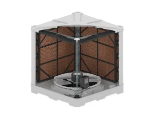 کولر آبی سلولزی پلیمری پایین زن اینورتر البرز مدل TYPHOON-30000 - Image 3